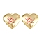 Brass Heart Locket Pendants, Long-Lasting Plated, Cadmium Free & Lead Free,Rack Plating, Golden, 29x29x7.5mm, Hole: 2mm, Inner Diameter: 21x19mm