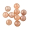 Natural Peach Moonstone Cabochons, Half Round/Dome, 11.5~12x4.5~5.5mm