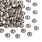 Preciosa® MAXIMA Crystal No Hotfix Flatback Stones, Czech Crystal, Dura Foiling, Round(438 11 615 Chaton Rose), 40010 Black Diamond, SS16(3.8~4mm)