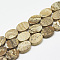 Natural Picture Jasper Beads Strands, Oval, 14~15x10~11x5mm, Hole: 1mm, about 28pcs/strand, 15.3 inch~16.1 inch
