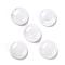 Natural Quartz Crystal Cabochons, Rock Crystal Cabochons, Half Round, 19.5~20x6~7mm
