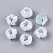 Flower Acrylic Bead Caps, for DIY Jewelry Making, Light Steel Blue, 14x16x16mm, Hole: 1.6mm