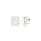 Preciosa® MAXIMA Crystal in Sew-On Cup, Czech Crystal, 719 35 012 Chaton(Round), Silver, 01000 White Opal, SS12(3~3.2mm)
