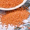 MIYUKI Delica Beads, Cylinder, Japanese Seed Beads, 11/0, (DB1593) Matte Opaque Mandarin AB, 1.3x1.6mm, Hole: 0.8mm, about 2000pcs/10g