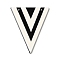 Black and White Stitching Acrylic Pendants, Triangle, 44x36.5x2.5mm, Hole: 1.8mm