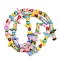 Boot Handmade Lampwork Enamel  Beads, Mixed Shapes, 23x16.5~17x7.5~8.5mm, Hole: 0.8~1.2mm