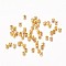 Iron Spacer Beads, Cadmium Free & Nickel Free & Lead Free, Round, Golden, about 2mm in diameter, hole: 0.8mm