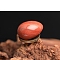 Natural Red Jasper Egg Figurines Statues for Home Office Desktop Decoration, 30x20mm