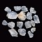 Rough Raw Natural Celestite/Celestine Beads, for Tumbling, Decoration, Polishing, Wire Wrapping, Wicca & Reiki Crystal Healing, No Hole/Undrilled, Nuggets, 15~41x10~25mm