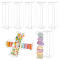 BENECREAT 20PCS Clear Favor Boxes 1.95x1.95x7.87 Inch, Rectangle Wedding Favour Boxes PVC Transparent Gift Boxes for Cupcakes Candy Chocolate Cake Gift Wrapping Baby Shower