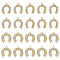 SUPERFINDINGS 20Pcs 2 Style Alloy Rhinestones Charms Horseshoe Charms Pendant Crystal Arch Shaped Pendants for Necklace Bracelet Earring Making DIY Jewelry, Hole: 1.5~1.8mm