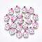 Alloy Enamel Cabochons, Fit Floating Locket Charms, House, Colorful, Platinum, 9x7.5x2mm