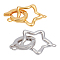 PH PandaHall 925 Sterling Silver Toggle Clasp Gold T-Bar Closure Clasps Star Round Clasps Connectors 2 Color Toggle Clasps Fastener Hook Toggle Connectors for Jewelry Making