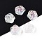 Electroplate Glass Beads, Flower, AB Color Plated, Clear, 13.5x13x9mm, Hole: 1.2~1.4mm, about 675pcs/1000g