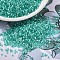 MIYUKI Delica Beads, Cylinder, Japanese Seed Beads, 11/0, (DB1812) Dyed Light Aqua Green Silk Satin, 1.3x1.6mm, Hole: 0.8mm, about 100000pcs/500g