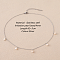 Stainless Steel Imitation Pearl Cable Chain Bib Necklaces for Women, Stainless Steel Color, 16.54 inch(42cm)