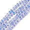 Transparent Electroplate Glass Beads Strands, Faceted, Rondelle, AB Color Plated, Royal Blue, 5.5x3.5~4mm, Hole: 1mm, about 100pcs/strand, 21.65~22.05 inch(55~56cm)