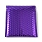 Polyethylene & Aluminum Laminated Films Package Bags, Bubble Mailer, Padded Envelopes, Rectangle, Blue Violet, 17~18x15x0.6cm