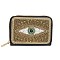 Rectangle PU Leather Zip Lock Wallets, Coin Purses, Change Purse for Women & Girls, Eye, 140x100x28mm