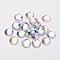 Imitation Taiwan Acrylic Rhinestone Flat Back Cabochons, Faceted, Half Round/Dome, Mixed Color, 10x3.5mm, 1000pcs/bag