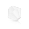 Preciosa® Crystal Beads, Czech Crystal, Bicone(451 69 302 Rondelle), 00030 840 Crystal Matt, 6mm, Hole:1mm