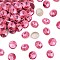 Preciosa® MAXIMA Crystal Round Stones, Czech Crystal, Bicone(436 11 177 Rivoli), Dura Foiling, 70010 Rose, SS47(10.55~10.9mm)