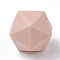Food Grade Eco-Friendly Silicone Focal Beads, Icosahedron, PeachPuff, 16.5x16.5x16.5mm, Hole: 2mm