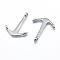 Tarnish Resistant 304 Stainless Steel Pendants, Anchor, Stainless Steel Color, 28.5x21.5x4mm, Hole: 4x3mm