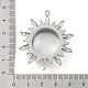 Подвески-медальоны из нержавеющей стали 304 STAS-S132-08P-02-3