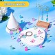 60шт светящиеся подвески из прозрачной смолы RESI-SZ0002-04-4