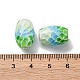 Двухцветные бусины лэмпворк ручной работы LAMP-K042-01E-3