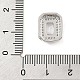 Латунные микро проложить кубического циркония слайд подвески ZIRC-I068-09P-4