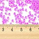 Гальванический прозрачный стеклянный бисер SEED-S042-16A-08-4