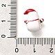 Рождественские латунные эмалированные европейские бусины KK-R212-15C-P-3