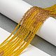 Прозрачный градиент цвета стеклянные бусины пряди GLAA-H021-01A-35-4