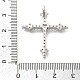 Латунные микропаве прозрачные подвески с фианитом KK-L228-01P-04-3