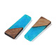 Подвески из смолы и дерева WOOD-F015-04G-2