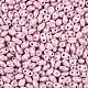 Непрозрачные цвета блестящие стеклянные бусины SEED-T006-02E-2
