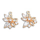 Подвески из латуни с прозрачным фианитом KK-N235-042LG-2