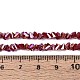 Гальванические непрозрачные стеклянные бусины GLAA-N022-4mm-15-2