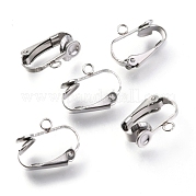 Фурнитура для сережек-клипс из нержавеющей стали марки 304 STAS-L234-136P