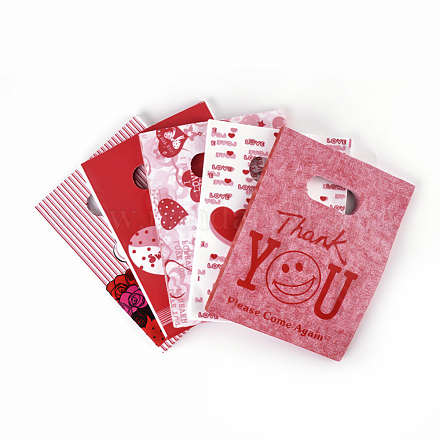 Печатных пластиковые мешки PE-T003-13x18cm-06-1