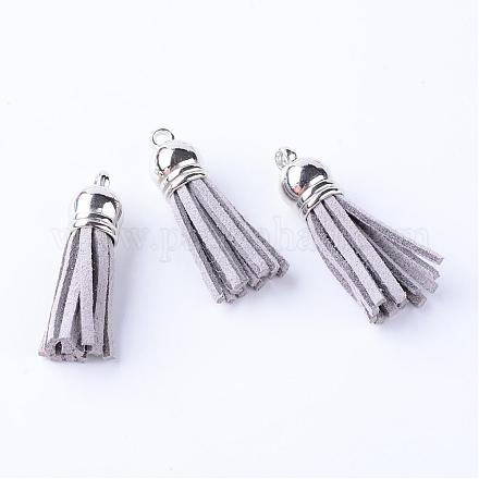 Искусственные замши кисточкой подвесные украшения FIND-T002-A28-1