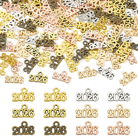 Pandahall 120шт 6 цвета подвески из сплава FIND-TA0006-34-1