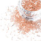 Transparent Glass Bugle Beads, Round Hole, Sandy Brown, 3~8x2mm, Hole: 0.7mm, about 450g/pound
