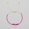 Glass eye bracelet summer beach vacation beaded jewelry simple stylish accessory
