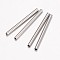 Tarnish Resistant 304 Stainless Steel Tube Beads, Stainless Steel Color, 20x1.5mm, Hole: 1mm