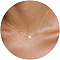 Brass Pendant Initial Necklaces for Women, Golden, Letter K, 15.75 inch(40cm)