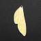 201 Stainless Steel Pendants, Laser Cut, Wing, Golden, 34.5x12x1mm, Hole: 1.4mm