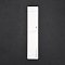 Paper Necklace Display Cards, Rectangle, White, 19.6x4x0.06cm